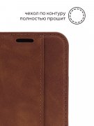 Чехол книжка Xiaomi Redmi Note 10/Note 10S Kruche Strict style Brown