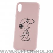 Чехол-накладка iPhone XS Max 33005 Dog Pink