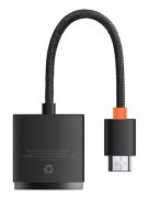 Адаптер-переходник HDMI-VGA+Jack 3.5+Micro USB Baseus Lite Black 