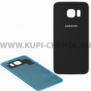 SAMSUNG  S6  Edge Plus  зад  крышка  AAA  арт. 8297  чёрн