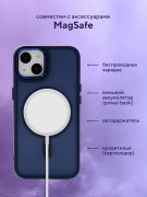 Чехол-накладка iPhone 14 Kruche Camera Shine Magnet Blue