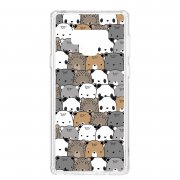 Чехол-накладка Samsung Galaxy Note 9 Kruche Print Медвежата