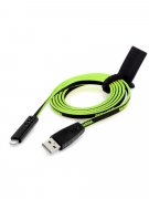 Кабель USB-iP Skinarma Tenso Neon Green 1.2m 3A
