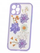 Чехол-накладка iPhone 12 Pro Max Derbi Summer Цветы сиреневый