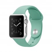 Ремешок для Apple Watch 42mm/44mm M/L силиконовый зеленый