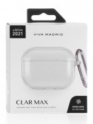 Чехол для наушников AirPods 3 (2021) Viva Madrid Clar Max Clear с карабином