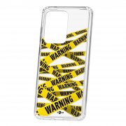 Чехол-накладка Samsung Galaxy S20 Ultra Kruche Print Warning