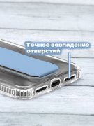 Чехол-накладка iPhone 14 Pro Derbi Magnetic Stand Transparent Cyan