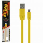 Кабель USB-Micro Remax RC-001m Yellow 2m