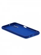 Чехол-накладка Samsung Galaxy A03s DF Silicone Blue