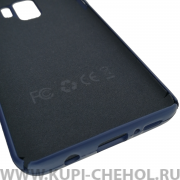 Чехол-накладка Samsung Galaxy S9 New Color рифленый темно-синий