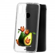 Чехол-накладка Xiaomi Redmi Note 7/Note 7 Pro Kruche Print Авокотики