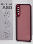 Чехол-накладка Samsung Galaxy A50 2019/A50S 2019/A30S 2019 Kruche Camera Shine Wine red