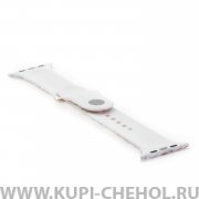 Ремешок для Apple Watch 42mm/44mm S/M силиконовый Platina Flowers 3