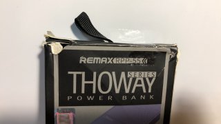 Power Bank 10000 mAh Remax Thoway RPP-55 Gray УЦЕНЕН