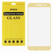 Защитное стекло ASUS Zenfone Live ZB501KL Aiwo Full Screen золотое 0.33mm