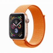 Ремешок для Apple Watch 42mm/44mm тканевый на липучке морковный Ремешок для Apple Watch 42mm/44mm тканевый на липучке морковный