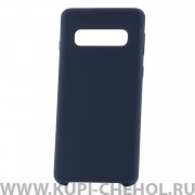 Чехол-накладка Samsung Galaxy S10 Faison синий