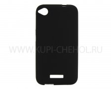Чехол силиконовый HTC Desire 320 чёрный матовый