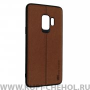 Чехол-накладка Samsung Galaxy S9 Hdci коричневый