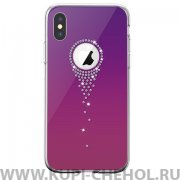 Чехол-накладка iPhone XS Max Comma Angel tears Purple