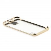 Чехол-накладка iPhone X/XS Kruche Push-pull Frameless Gold