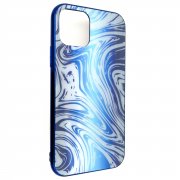 Чехол-накладка iPhone 11 Pro Derbi Голография синий