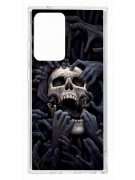 Чехол-накладка Samsung Galaxy Note 20 Ultra Kruche Print Skull Hands