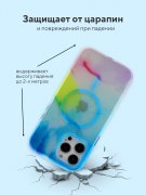 Чехол-накладка iPhone 13 Pro Max Kruche Smoke colored Magnet Clear