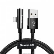 Кабель USB-iP+разъем iPhone Baseus Rhythm Bent Audio Black 0.5m 2A УЦЕНЕН
