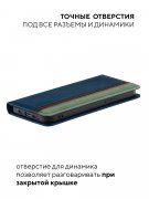 Чехол книжка Huawei P30 Lite/Honor 20S/Honor 20 Lite/Nova 4e Kruche Purse Combi Blue