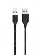 Кабель USB-iP Exployd Magnetic Black 1m 2.1А