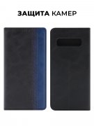 Чехол книжка Samsung Galaxy S10 Kruche Purse Combi Black