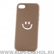Чехол-накладка iPhone 7/8/SE (2020) 33002 Smile Brown