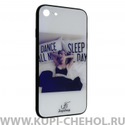 Чехол-накладка iPhone 7/8/SE (2020) Спящая блондинка