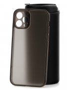 Чехол-накладка iPhone 12 Pro Kruche Frosted glass Black