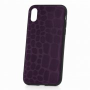 Чехол-накладка iPhone X/XS Kajsa Stone Satin Purple