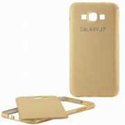 Чехол-бампер + задняя крышка Samsung Galaxy J7 9077 золотой