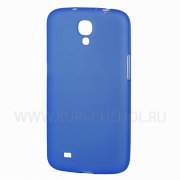 Чехол силиконовый Samsung Galaxy Mega 6.3 i9200 синий матовый