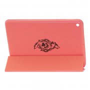 Чехол для планшета iPad Mini 2019 оранжевый Kruche Print Черный волк