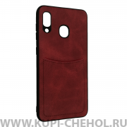 Чехол-накладка Samsung Galaxy A20 2019/A30 2019 Ilevel красный