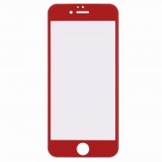 Защитное стекло+чехол iPhone 6 Plus/6S Plus WK Excellence 3D с силиконовой рамкой Red 0.22mm