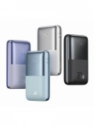 Power Bank 20000 mAh Baseus Bipow Pro Digital Display 22.5W Purple