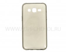 Чехол силиконовый Samsung Galaxy J5 серый глянцевый 0.5mm