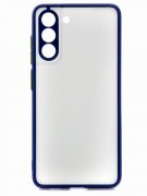 Чехол-накладка Samsung Galaxy S21 FE Derbi Skin Shell синий