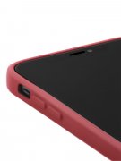 Чехол-накладка iPhone 12 Kruche Liquid glass Red 