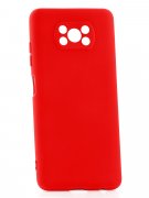 Чехол-накладка Xiaomi Poco X3/X3 Pro Derbi Slim Silicone-3 красный
