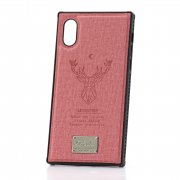 Чехол-накладка iPhone X/XS Proda Literature Pink