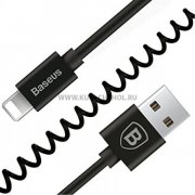 Кабель USB-iP Baseus Elastic Black 1.6m УЦЕНЕН