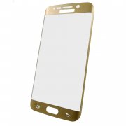 Защитное стекло Samsung Galaxy S6 Edge G925 Glass Pro Full Screen 3D золотое 0.33mm